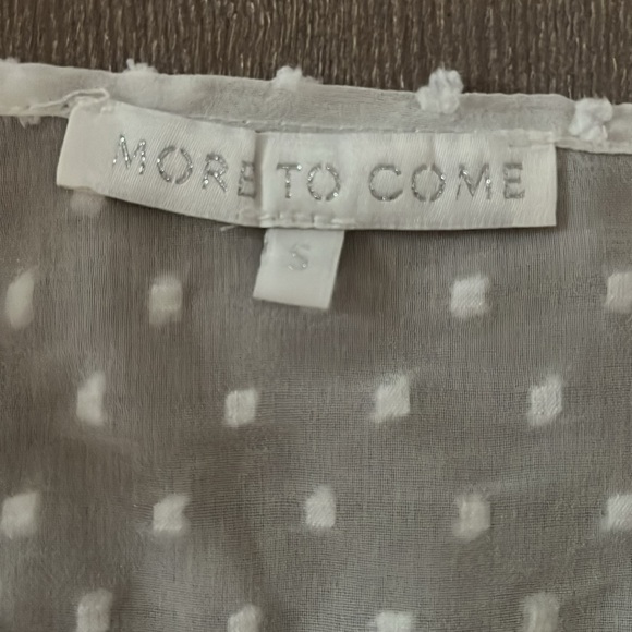 REVOLVE More to Come White Iris Puff Sleeve Top - Picture 3 of 3